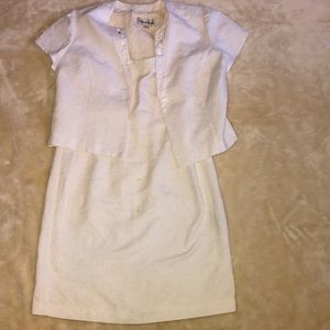 Danny and Nicole White 2 Piece Dress and Suit